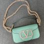 VALENTINO GARAVANI LOCÒ SMALL SHOULDER BAG WITH JEWEL LOGO
