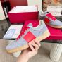 Valentino UPVILLAGE LOW TOP SNEAKER IN SPLIT LEATHER AND CALFSKIN NAPPA