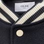 celine teddy jacket in textured wool
