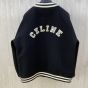 celine teddy jacket in textured wool