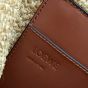 Medium LOEWE Font tote in raffia