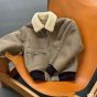 Celine aviator blouson jacket in vintage shearling