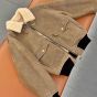 Celine aviator blouson jacket in vintage shearling