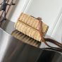 Celine SMALL BOSTON CUIR TRIOMPHE IN WICKER AND CALFSKIN