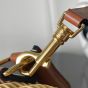 Celine SMALL BOSTON CUIR TRIOMPHE IN WICKER AND CALFSKIN