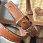 Celine SMALL BOSTON CUIR TRIOMPHE IN WICKER AND CALFSKIN