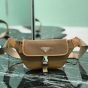 Prada Re-Nylon and leather shoulder bag