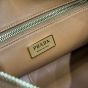 Prada Aimée large leather shoulder bag