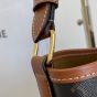 Celine MEDIUM BUCKET IN TRIOMPHE CANVAS AND CALFSKIN