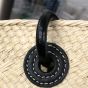 LOEWE Small Anagram Basket bag in iraca palm and calfskin