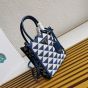Prada Symbole embroidered fabric mini bag