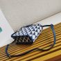 Prada Symbole embroidered fabric mini bag