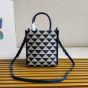 Prada Symbole embroidered fabric mini bag