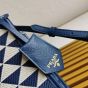 Prada Symbole embroidered fabric mini bag