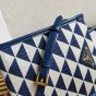 Prada Symbole embroidered fabric mini bag