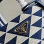 Prada Symbole embroidered fabric mini bag