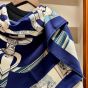 Hermès Eperon d'Or et Tenues de Jour shawl 140