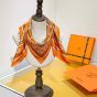 Hermès Eperon d'Or bandana 55
