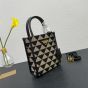 Prada Symbole embroidered fabric mini bag