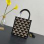 Prada Symbole embroidered fabric mini bag