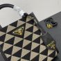Prada Symbole embroidered fabric mini bag
