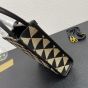 Prada Symbole embroidered fabric mini bag