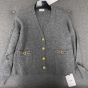 Celine cardigan with gourmettes in heritage cashmere