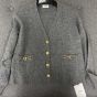 Celine cardigan with gourmettes in heritage cashmere