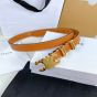 Celine Medium Triomphe Belt in Natural Calfskin