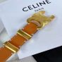 Celine Medium Triomphe Belt in Natural Calfskin