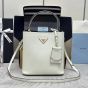 Medium Saffiano Leather Prada Panier Bag