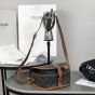 Celine MEDIUM FOLCO BAG IN TRIOMPHE CANVAS AND CALFSKIN