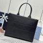 Large leather Prada Symbole bag with topstitching