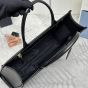 Large leather Prada Symbole bag with topstitching