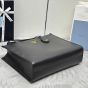 Large leather Prada Symbole bag with topstitching