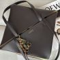 LOEWE Medium Puzzle Fold tote in calfskin and suede