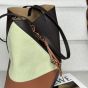 LOEWE Medium Puzzle Fold tote in calfskin and suede