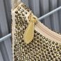Prada Re-Edition Satin mini-bag with crystals