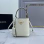 Small Saffiano Leather Prada Panier Bag