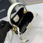 Small Saffiano Leather Prada Panier Bag