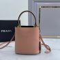 Small Saffiano Leather Prada Panier Bag