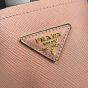 Small Saffiano Leather Prada Panier Bag