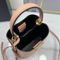 Small Saffiano Leather Prada Panier Bag