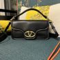 Valentino VLOGO 1960 NAPPA LEATHER SHOULDER BAG