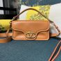Valentino VLOGO 1960 NAPPA LEATHER MEDIUM SHOULDER BAG