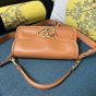 Valentino VLOGO 1960 NAPPA LEATHER MEDIUM SHOULDER BAG