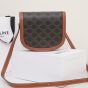 Celine BESACE CLEA IN TRIOMPHE CANVAS AND CALFSKIN