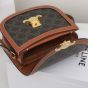 Celine BESACE CLEA IN TRIOMPHE CANVAS AND CALFSKIN