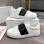 Valentino ROCKSTUD UNTITLED SNEAKER IN CALFSKIN LEATHER WITH TONAL STUDS