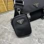 Prada Re-Nylon and Saffiano leather shoulder bag